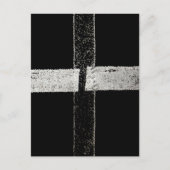 道路の絵を描十字線 ポストカード (正面)