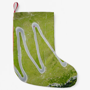道路の航空写真 スモールクリスマスストッキング