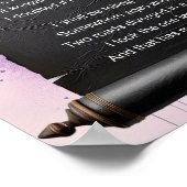 道路は取っていない – ロバート・フロスト ポスター (角)