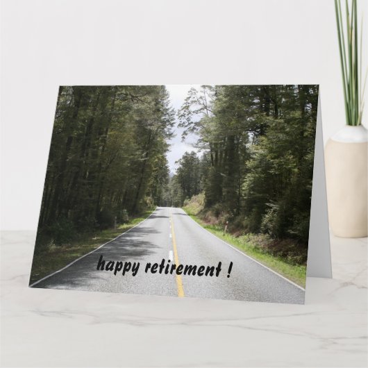 道路は大きく走った カード (正面)