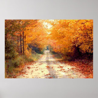 道路は少なく移動した ポスター