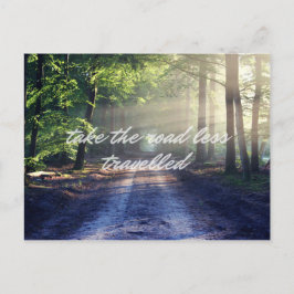 道路は少なく移動した ポストカード