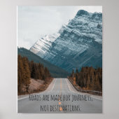 道路はJourneys Posterのために作られている ポスター (正面)