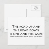 道路を上る ポストカード (正面/裏面)