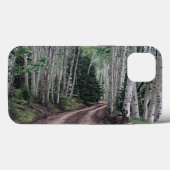 道路を介して樺の木ツリーiPhoneケース Case-Mate iPhoneケース (裏面 (横))