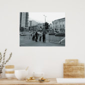 道路を渡る ポスター (キッチン)