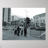 道路を渡る ポスター (正面)