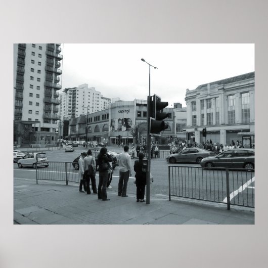 道路を渡る ポスター (正面)