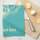 道路オートバイのクラッシュのフォーク キッチンタオル (四つ折り)