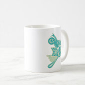 道路オートバイのクラッシュのフォーク コーヒーマグカップ (正面右)