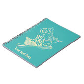 道路オートバイのクラッシュのフォーク ノートブック (左側)