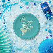 道路オートバイのクラッシュのフォーク ペーパープレート (パーティー)