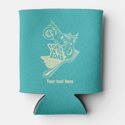 道路オートバイのクラッシュのフォーク 缶クーラー (正面)