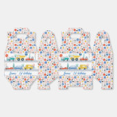 道路カラフルシンボルや象徴輸送誕生日 フェイバーボックス (見開き)