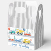道路カラフル交通誕生日貸与箱 フェイバーボックス (見開き)