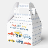 道路カラフル及び車両の輸送誕生日 フェイバーボックス (正面)