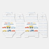 道路カラフル及び車両の輸送誕生日 フェイバーボックス (見開き)