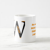 道路サイクリングレター名 コーヒーマグカップ (中央)