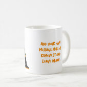 道路サイクリングレター名 コーヒーマグカップ (正面右)