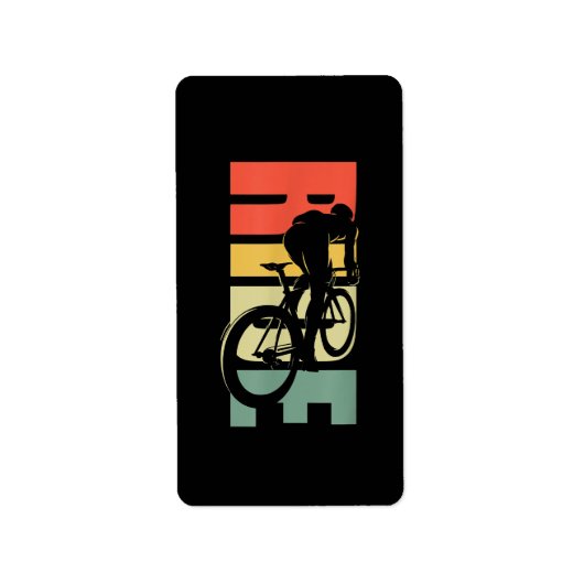 道路サイクリング自転車サイクリング ラベル (正面)