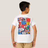 道路シンボルや象徴 Tシャツ (裏面フル)