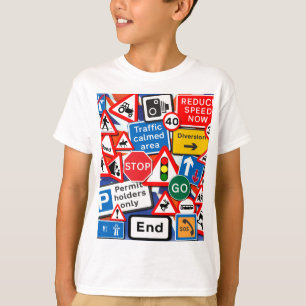 道路シンボルや象徴 Tシャツ