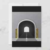 道路トンネルの道路標識招待状 招待状 (正面)