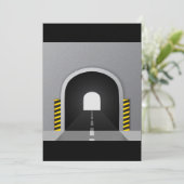 道路トンネルの道路標識招待状 招待状 (スタンド正面)