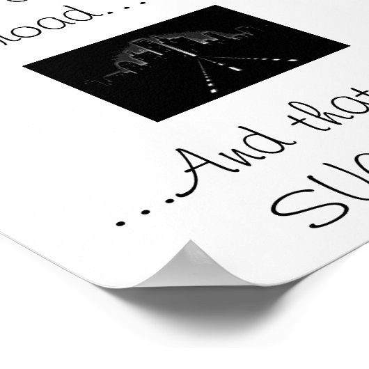 道路ポスター ポスター (角)