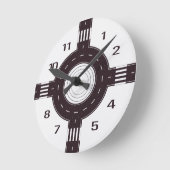 道路リングや輪ウォールクロック ラウンド壁時計 (傾斜)