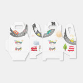 道路上で幸せな車の少年の誕生日 フェイバーボックス (折り畳みなし)