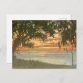 道路上にラベクラフトホリディポストカード シーズンポストカード (正面/裏面)