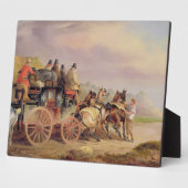 道路上のメールコーチ： 'Quicksilver' Devonp フォトプラーク (側面)