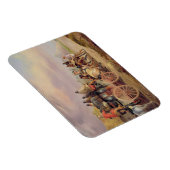 道路上のメールコーチ： 'Quicksilver' Devonp マグネット (右側)