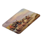 道路上のメールコーチ： 'Quicksilver' Devonp マグネット (左側)