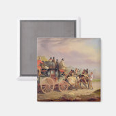 道路上のメールコーチ: 'Quicksilver' Devonp マグネット (正面/裏面)