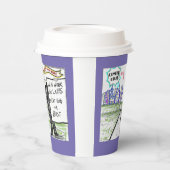 道路上の公式BTS 紙コップ (左)