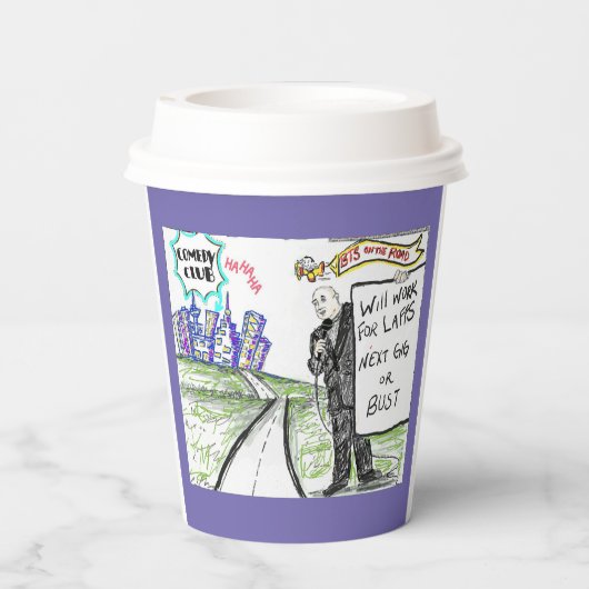 道路上の公式BTS 紙コップ (裏面)