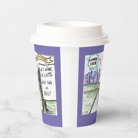 道路上の公式BTS 紙コップ (右)