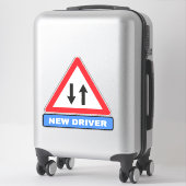 道路上の新しいドライバー（車警報） シール (スーツケース)