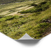 道路上の男の国の側の旅1つのステップを開始 ポスター (角)