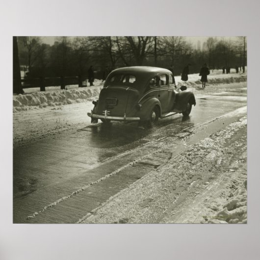 道路上の車 ポスター (正面)