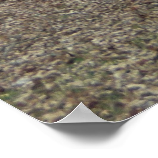 道路上の障害 ポスター (角)