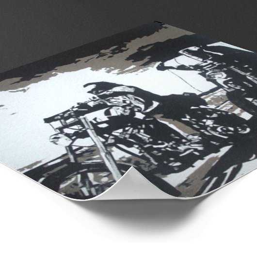 道路上 ポスター (角)