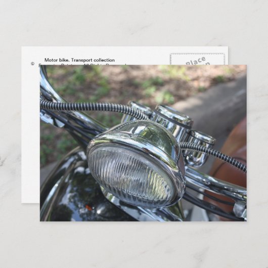 道路上 ポストカード (正面/裏面)