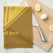 道路交通標識おもしろいの分岐点 キッチンタオル (四つ折り)