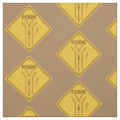 道路交通標識おもしろいの分岐点 ファブリック (見本)