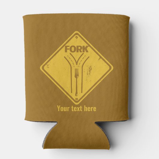 道路交通標識おもしろいの分岐点 缶クーラー (裏面)