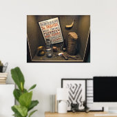 道路代理店ヘンリー・プラマー・ジオラマ – モンタナ ポスター (ホームオフィス)