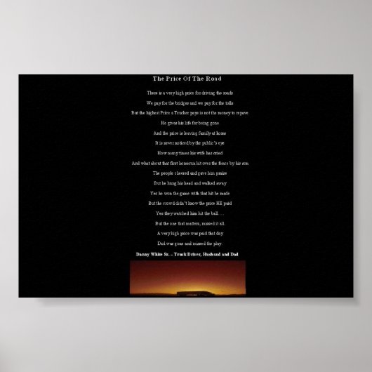 道路価格 ポスター (正面)